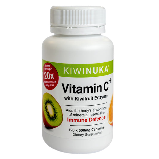 Kiwinuka® Vitamin C+ with Kiwifruit Enzyme Bottle